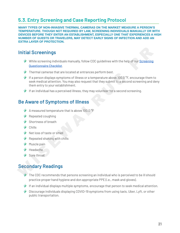 Post Coronavirus SOP and Blueprint for businesses and restaurants