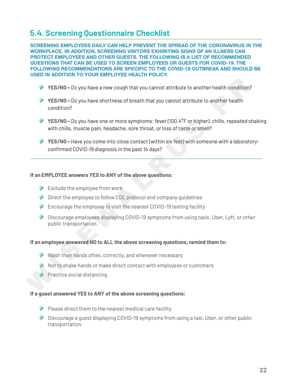 Post Coronavirus SOP and Blueprint for businesses and restaurants