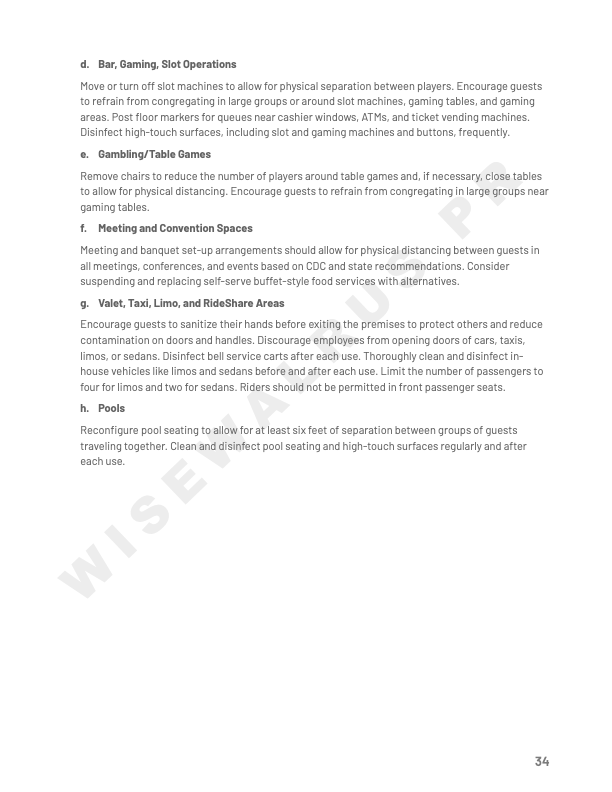 Post Coronavirus SOP and Blueprint for businesses and restaurants