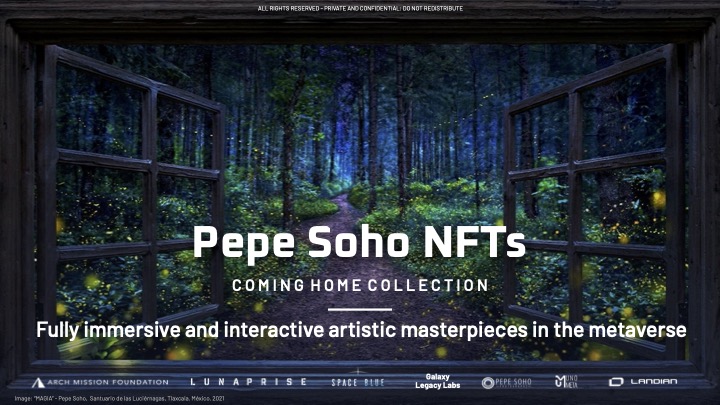 Sample pitch presentation in digital and print formats. Art by Pepe Soho. Design and content creation by LW Petersen.