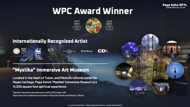 Sample pitch presentation in digital and print formats. Art by Pepe Soho. Design and content creation by LW Petersen.