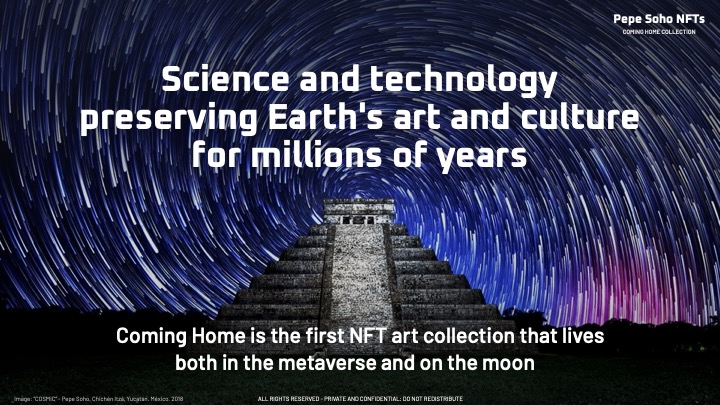 Sample pitch presentation in digital and print formats. Art by Pepe Soho. Design and content creation by LW Petersen. 